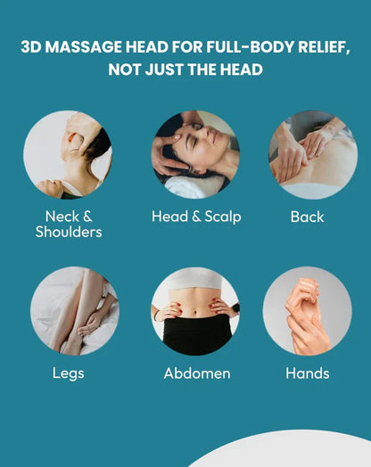 Portable Scalp Massager for Hair Growth & Stress Relief