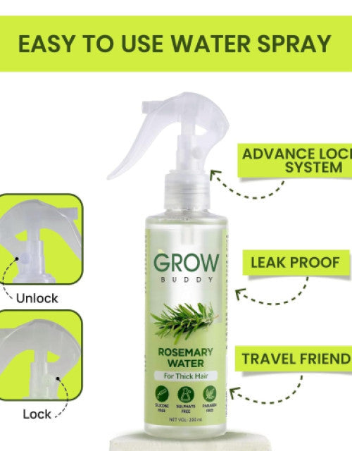 Rosemary Water, Hair Spray For Regrowth (Pack of 3)