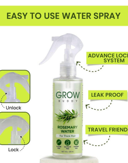 Rosemary Water, Hair Spray For Regrowth (Pack of 3)